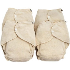 ImseVimse Panty nappies, one size, natural, pack of 4