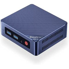 Beelink Mini S12 Mini PC, Intel 12th Processor N95 (4C/4T, up to 2.9Ghz), 16G DDR4 500G PCIe SSD Mini Computer W11 Pro, LAN 1000M/25W TDP/WiFi 5/BT4.2 for Home/Office