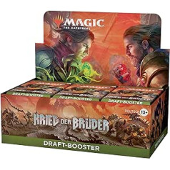 Magic: The Gathering War of the Brothers Draft Booster Display, 36 Boosters (German Version)