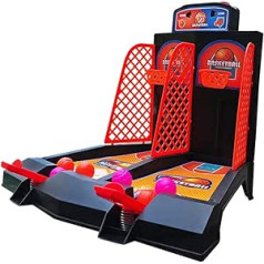 NUOBESTY Basketball Game Office Basketball Table Ball Shooting Game Mini Basketball Toy for Kids Basketball Office Indoor Toy