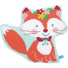 Vervaco Cross Stitch Kit: Cushion: LIEF: Small Fox, Other, NA, 40 x 40cm