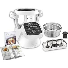 MOULINEX COMPANION XL Robot Cooker Multifunctional Bowl 4.5 L 12 Car Programs Soups Gazpacho Food Processor Beater Mixer Chopper Kneader Cooking Steam 1550 W HF80CB10