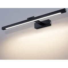 TYhogar LED Badezimmer Spiegel Lampe 60CM 12W, 270° drehbar LED Spiegellampe Bad Spiegelleuchte Bad Lampe, 3 Farbtemperatur Einstellungen LED Badezimmer Spiegel IP44 Schminklicht
