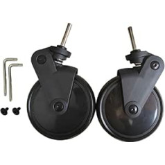 Pushchair Rubber Wheels Pushchair Front/Rear Wheels Replacement Accessories for Yoya Vovo Wheel Pushchair