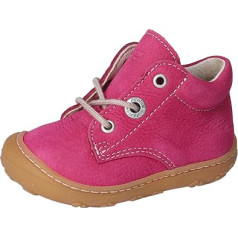 PEPINO Ricosta Cory Girls' Boots, Children's Boots, WMS: Medium, Loose Insert, Terracare, Sustainable, Lace-Up Boots, Kids, Pop (340), UK 24, Pink 340, 24 EU