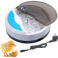 Breuaily Mini 9 Eggs Incubator Digital Poultry Hatcher with Automatic Temperature Control Incubator for Chickens Ducks Geese Birds Quail