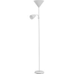 URLAR stāvlampa, 175 cm, maks. 25W E27, maks. 25W E14, balta