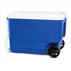 Igloo Wheelie Cool 38 Cool Box with Wheels, 36 Litre, Blue