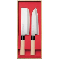 SEKIRYU [ Santoku + Nakiri ] 2 Japanese Knives / Kitchen Knives Made in Japan # SR600