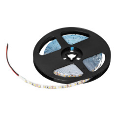 LED lente 12V, 2835, 120L/m, 9,6W/m, IP20, 3000K, 5m