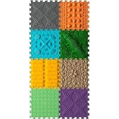 ORTO NATURE Puzzle Sensory Floor Mat, Massaging, Orthopaedic Play Mat for Children or as Baby Toy, Puzzle Mat for Floor (Nile Crocodile)