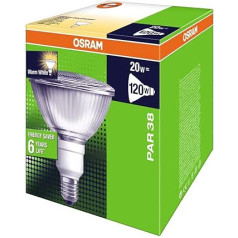 Osram Duluxstar 63147 Energy-Saving Bulb 20 Watt / Par 38 / E27 / Reflector-Shaped / 827 Warm White