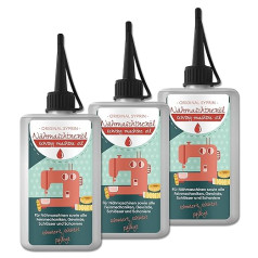 Original SYPRIN Sewing Machine Oil, Precision Mechanics Oil, Universal Oil, Lubricating Oil, Resin and Acid Free, Ideal for Precision Mechanical Components: Sewing Machine, Doors 3 x 100 ml