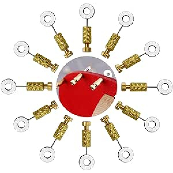 12 Pieces Leather Stitching Fixing Needles, DIY Leather Craft Hand Sewing Position Located Hand Tool, Leathercraft Fixed Needle for Seam Positioning, Sewing Fixed Position Pin 0-6 & 6-12mm