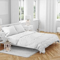 ZenPur - Premium Bettdecke 240x220 Leicht - Kühlende Decke Sommerdecke 220x240 - Hypoallergene Decke 220x240 mit Ökotex Zertifikat - Dünne Sommerdecke 220x240