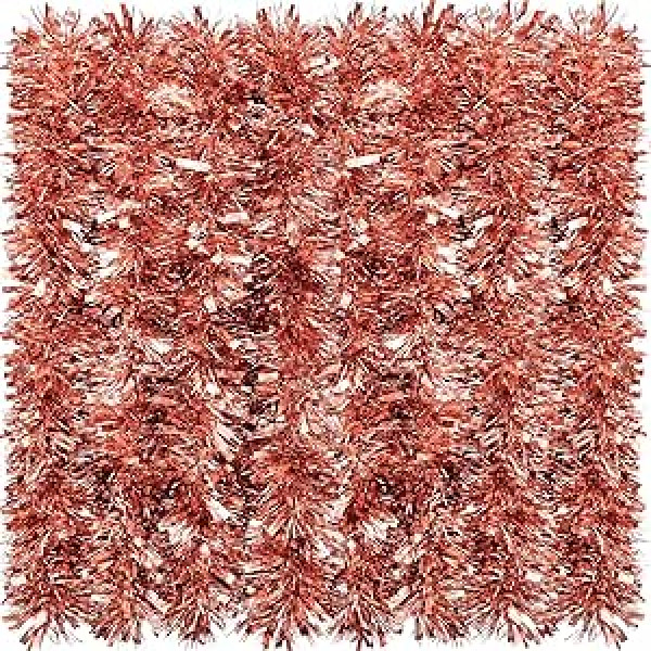 eBoot Christmas Tinsel Garland, 12 Metre Shiny Garland, Metallic Christmas Tree Garland, Hanging Decoration for Christmas Party, Indoor and Outdoor Decoration