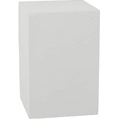 Deco 79 Modern Magnesium Oxide Garden Stool, White, 43.2 x 43.2 x 61 cm