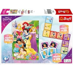 Trefl Disney Princess Puzzle + Memos + Domino