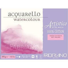 Watercolour Block Fabriano Artistico Extra White 12x18