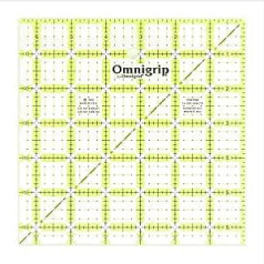 Prym 610.215 Non-Slip Quilt, Non-Slip Ruler, Plastic, Clear, 5 mm, 2 Count