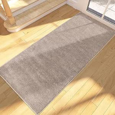 FCSDETAIL Dirt Trapper Mat Indoor Long 60 x 150 cm, Non-Slip Washable Door Mat, Absorbent Door Mat, Floor Mat Runner Rug for Dog, Entrance, Hallway, Kitchens, Corridor