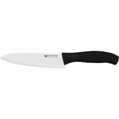 Ceramic Chef's Knife with 6 High Performance Zirkonia Blade, rubberized handle