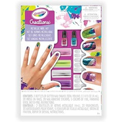 Crayola Creations 04-0464 Metallic Nagelset zum Dekorieren