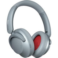 1More SonoFlow Noise Cancelling Headphones, Bluetooth Headphones with Active Noise Cancellation, 70 Hours Playback, LDAC Hi-Res Wireless Audio, Over Ear Headset, Clear Calls (Silver)