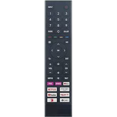 ALLIMITY ERF3I80H Remote Control Replacement for Hisense 4K Ultra HD TV A6GG A4EG 43A6GG 50A6GG 55A6GG 65A6GG 70A6GG 75A6GG 32A4EG 40A4EG A6FG 43A6FG 50A6FG 55A6FG FG 58A FG 6FG 65A6FG 70A6FG 76A6FG