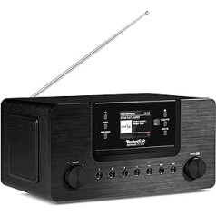 TechniSat DIGITRADIO 570 CD IR - Stereo DAB+ Internet Radio (CD Player, Wi-Fi, FM, Bluetooth Audio Streaming, Spotify, USB, Alarm Clock, Wifi Streaming, AUXin, Equalizer, Remote Control, 2 x 5 Watt)