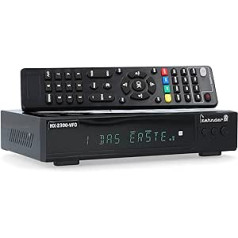 ZEHNDER HX-2300-VFD HD Satellite Receiver for Satellite Dish, Digital Satellite Receiver, AAC-LC, PVR, HDMI, SCART, USB, Coaxial, USB 2.0 - Alphanumeric Display, Suitable for Single Cable