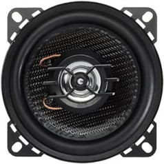 Caliber Car Speaker Set 80 W - Set of 2 Car Speakers - Coaxial Speaker 2-Way - 40W RMS - Black - 10 cm - 30 mm Tweeter