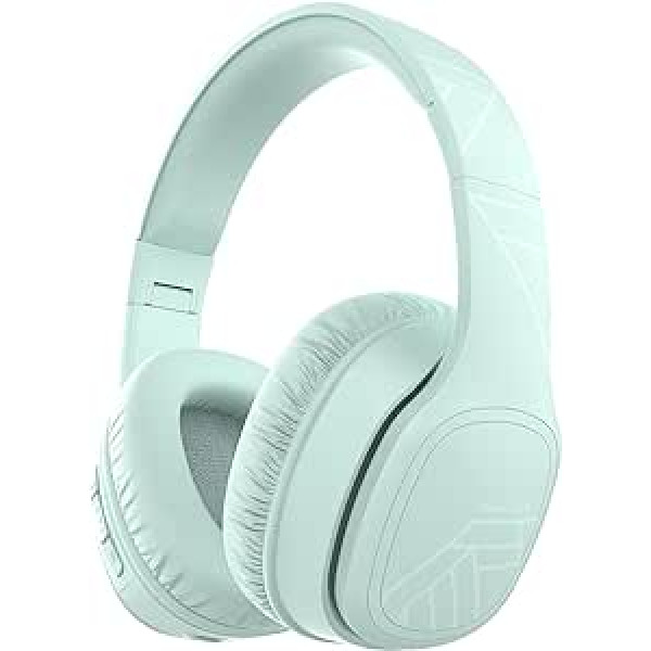 PowerLocus P7 Bluetooth Headphones Over Ear, Foldable Headphones, Wireless Headphones with Bass Modes, Hi-Fi Stereo with Hands-Free Function, USB-C Charging and Long Battery Life for iPhone/PC/TV