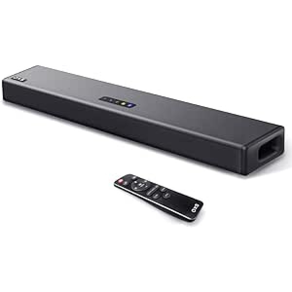 OXS S3 Soundbar for TV, Home Theater Audio with Bluetooth 5.0, Dynamic Bass, 3D Surround Sound, Dialogue Enhancement, AUX/Optical/Coaxial Compatible, Multiple Sound Modes, Wall Mountable
