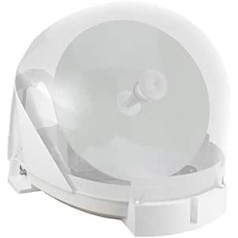 Maxview mxl023 VuQube 2 voll Automatische, tragbar/Dach Halterung Caravan Wohnmobil SAT mit Twin-LNB – Weiß
