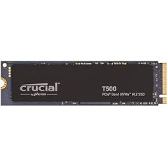 Crucial T500 2TB Gen4 NVMe M.2 Internal Gaming SSD, up to 7400MB/s, Laptop and Desktop Compatible + 1 Month Adobe CC All Apps - CT2000T500SSD8