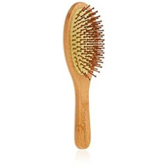 The Body Shop hairbrush with bamboo needles.