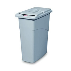 Rubbermaid Y Slim Jim Waste Confidential Combo - Grey