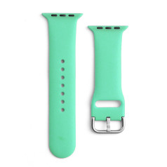 Silikona siksna APS piparmētru Apple Watch 2-9/SE 38/40/41mm
