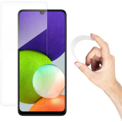 Hibrīda elastīga rūdīta stikla plēve Samsung Galaxy A22 4G Nano Flexi ekrānam