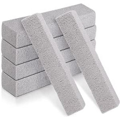 Wlertcop Pumice Stone for Toilet Pumice Stone for Toilet Pumice Stone Cleaning Stone Toilet Bowl Pumice Stone Cleaning Block Remover for Hard Water for Grill Kitchen Bathroom Pool Pack of 6