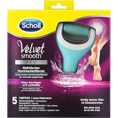 Scholl Velvet Smooth electric callus remover Pro - For callus removal on wet and dry feet - Rechargeable - 1 device + charging station