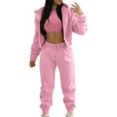 Hoodrich Anzug, Locker Fashion Casual Modische Clothes Hoodie Set Elegant Baggy Baumwolle Bekleidungssets Outfit Herbst Comfy Lang Lässige Longsleeve Tracksuit