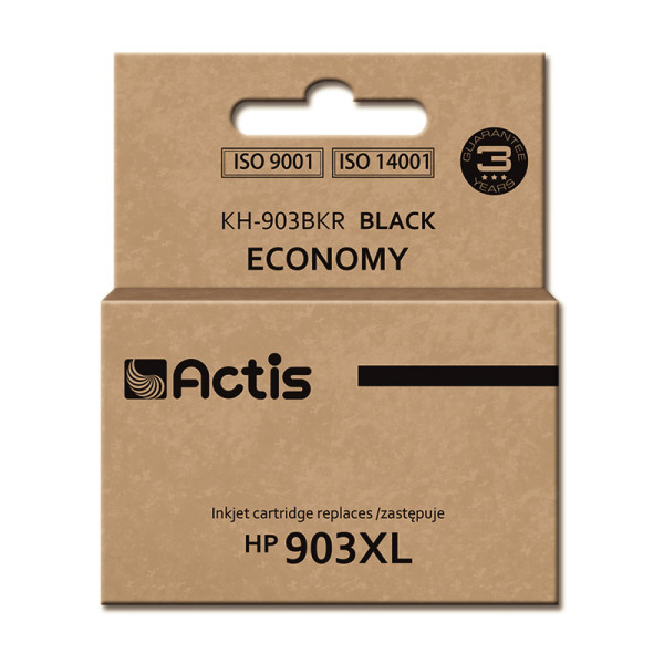 Partydeco actis kh-903bkr ink (replacement for hp 903xl t6m15ae; standard; 30ml; black) - new chip
