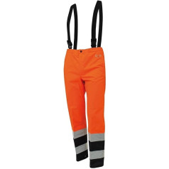 SIGGI WORKWEAR Unisex Two-Tone High Visibility Trouser Covers Überhose zweifarbig, Orange, XS