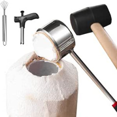 Coconut Opening Tool Quick Open Coconut Opener Creative Home Shop Hotel Supermarket Coconut Grater Coconut Green Punch Stainless Steel Coconut Opener