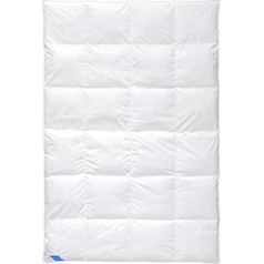 Comfort bedding with squares pattern, 90% down, 10% feather