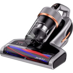Jimmy BX7 Pro Mite Vacuum Cleaner 700 W Powerful Mattress Cleaner with UV-C Light, Dust Mite Sensor, Ultrasonic Function, 16 Kpa Suction Handheld Vacuum Cleaner for Mattress, Sofa, Bed, Grey