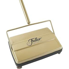 Fuller Brush 17031 Electrostatic Carpet and Floor Sweeper with Additional Rubber Rotor-9 Inch Cleaning Path-Rich Gold