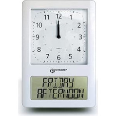 Geemarc VISO50 - Extra Large Alzheimers Day Watch with Analogue Display, Ideal for People with Dementia or Alzheimers